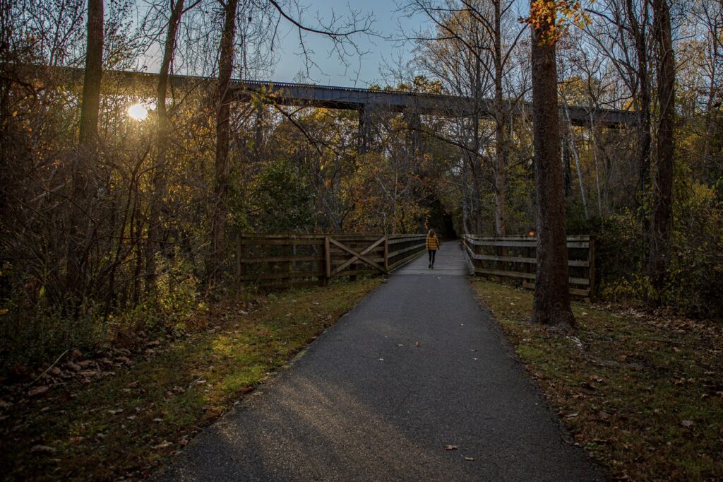 walking-the-rail-trail-at-blackwater-creek-natural-area