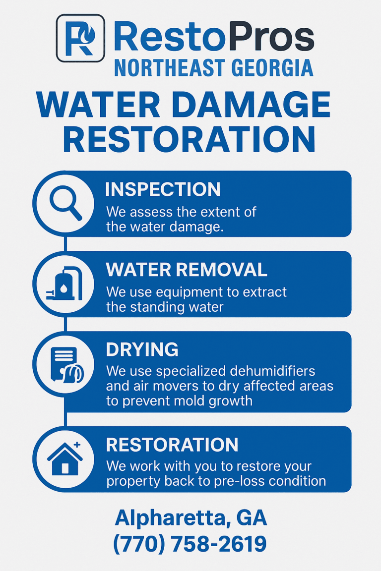 Alpharetta water damage restoration company
