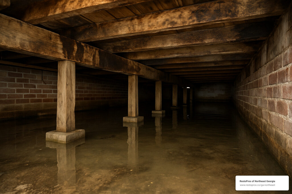 crawl space water damage