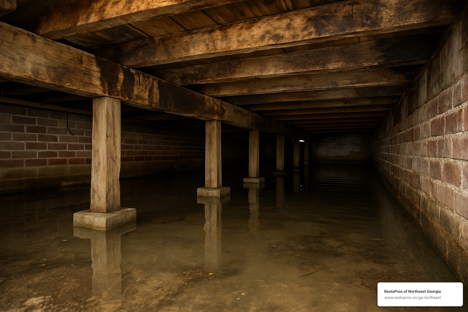 crawl space water damage