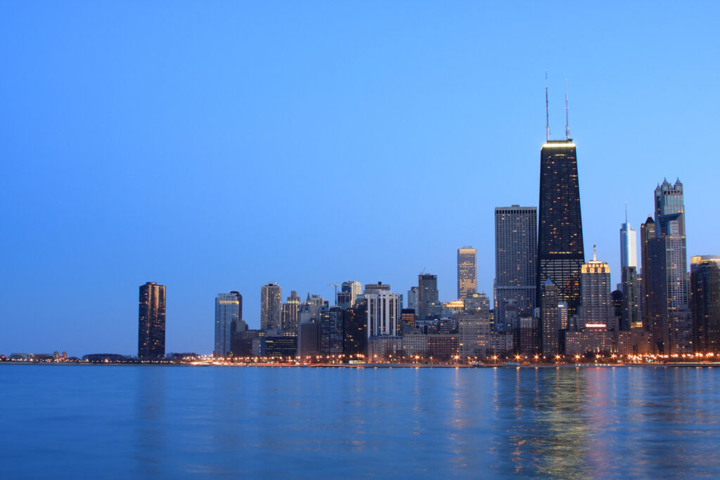 Chicago skyline from the North