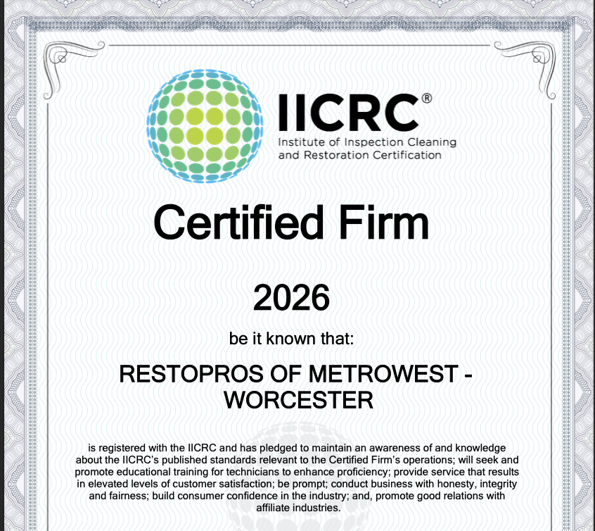 IICRC firm cerification