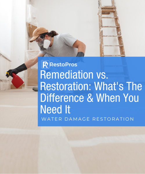 Blog Bannger Image: Remediation vs. Restoration: What's The Difference & When You Need It