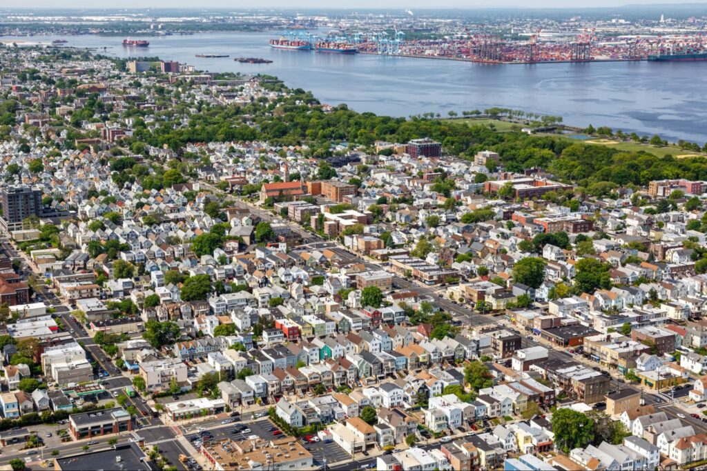 Bayonne overhead shot