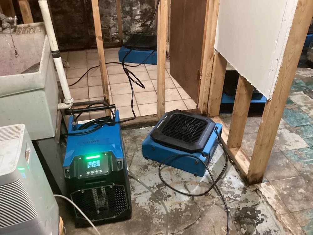 Water damage restoration