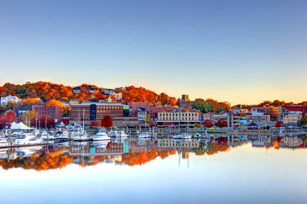 View of New London shoreline