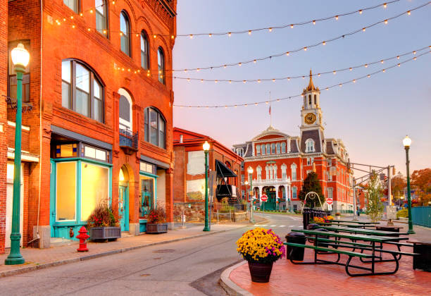 View of downtown Norwich, Connecticut