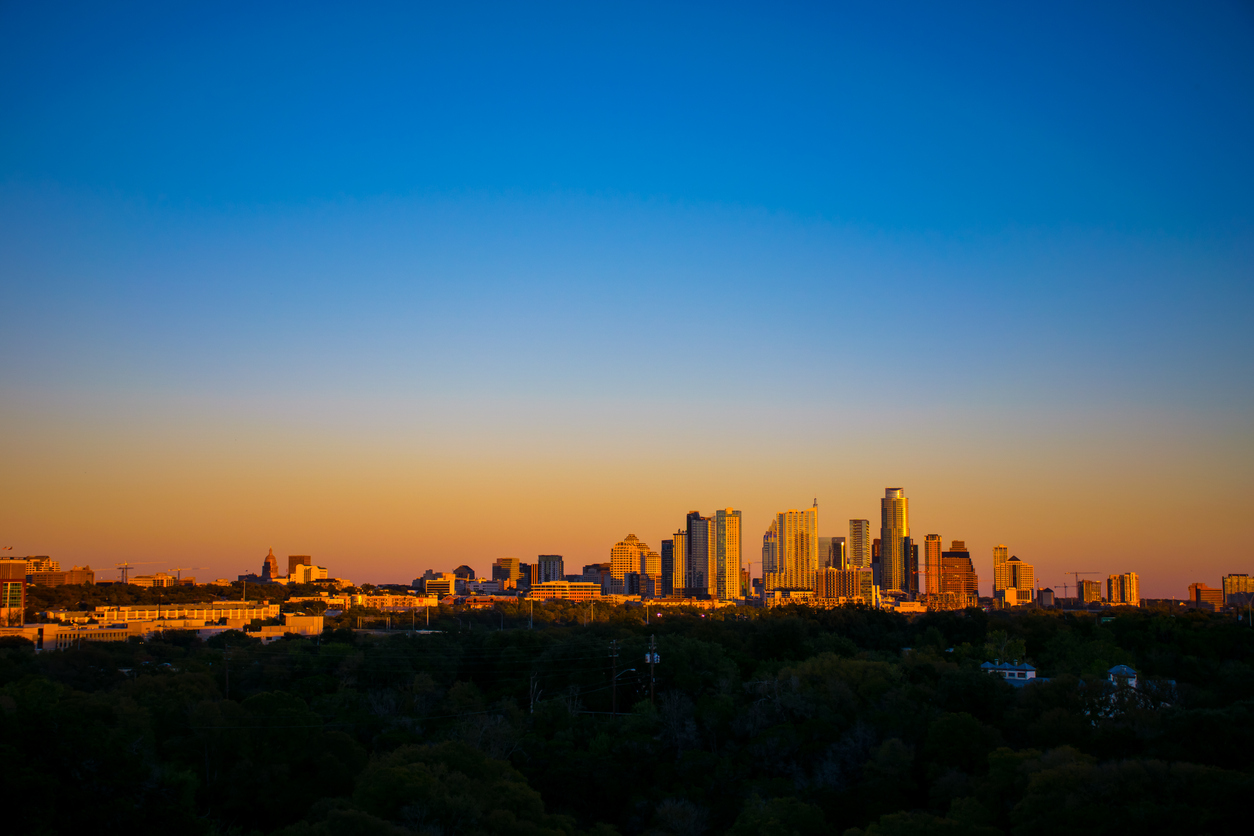 Belt of Venus Colors Austin Sky like Amarillo Sky
