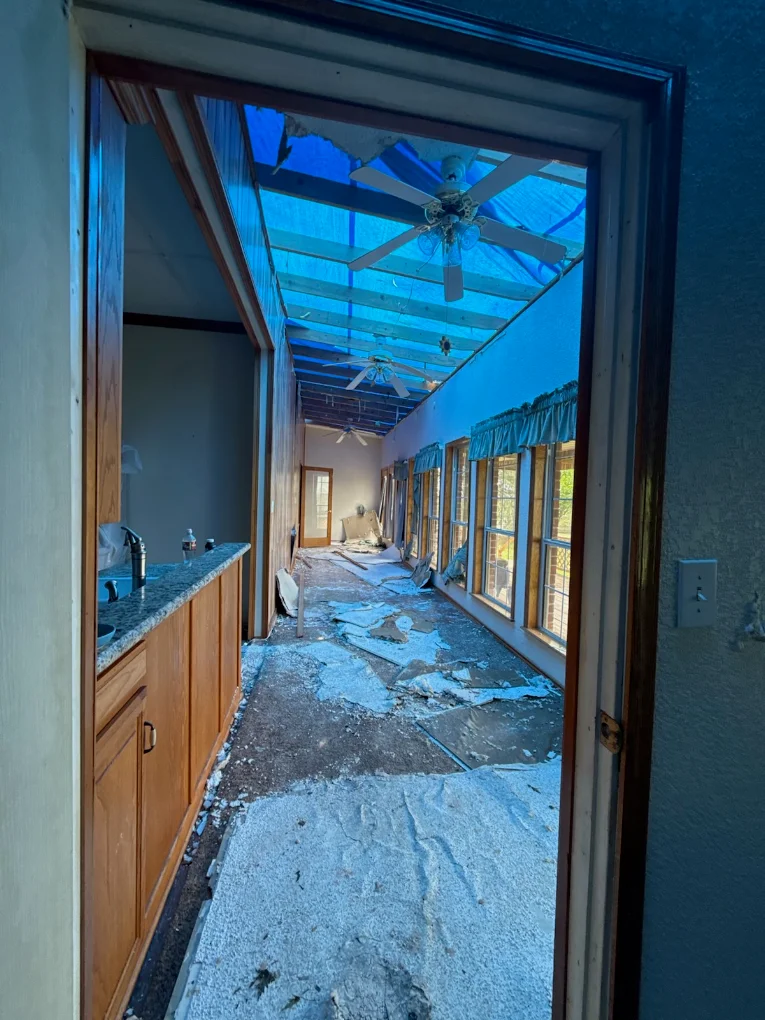 bushland water damage