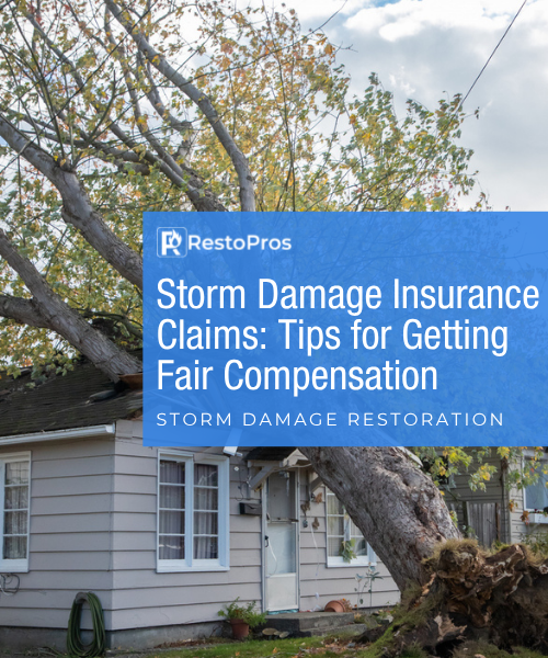 blog banner: Storm Damage Insurance Claims: Tips for Getting Fair Compensation