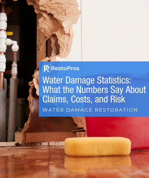 Blog Banner: Water Damage Statistics: What the Numbers Say About Claims, Costs, and Risks