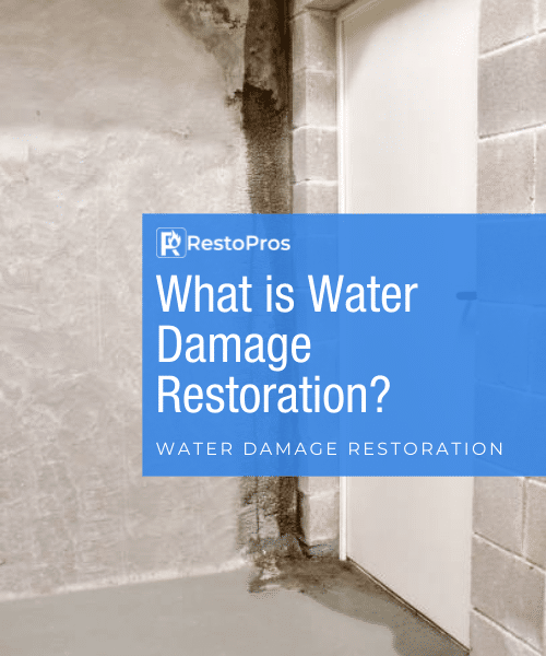 what is water damage restoration