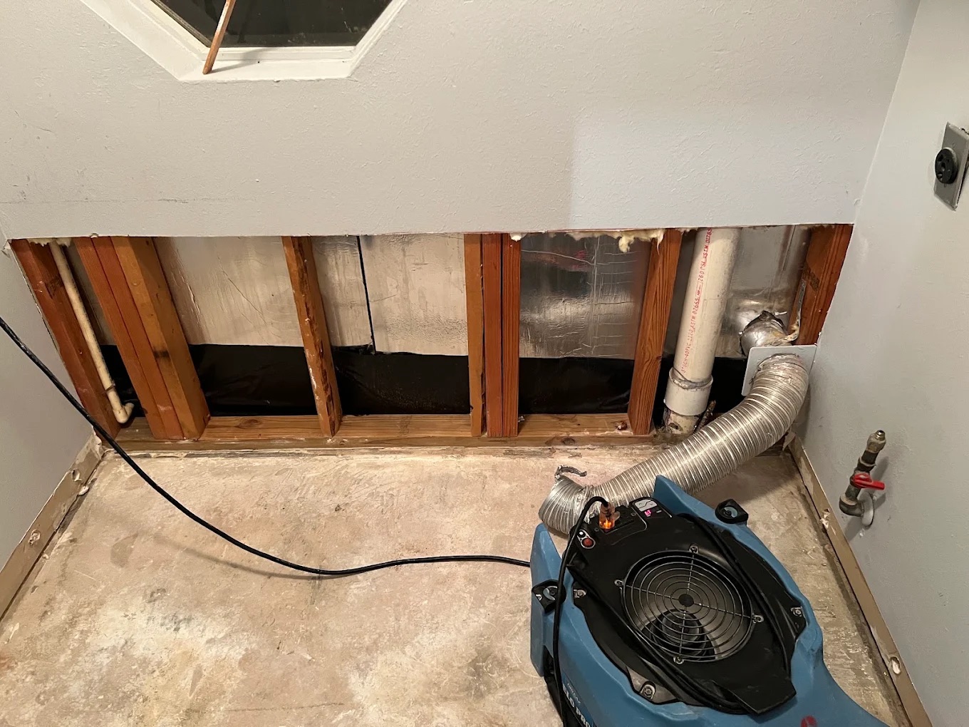 Water damage restoration