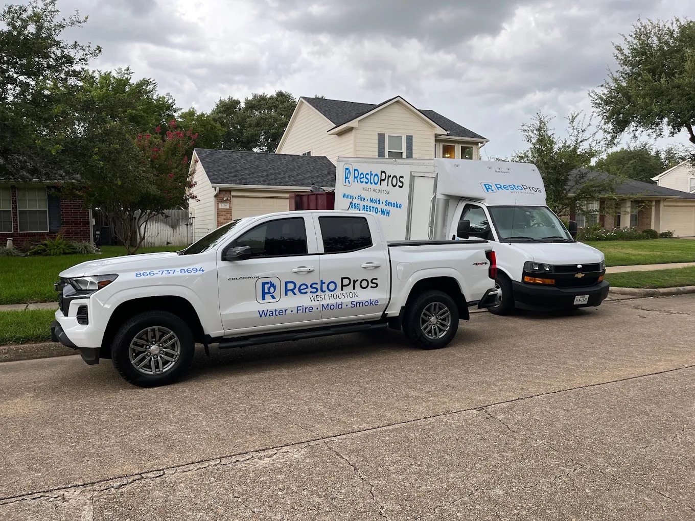 RestoPros of West Houston truck and van