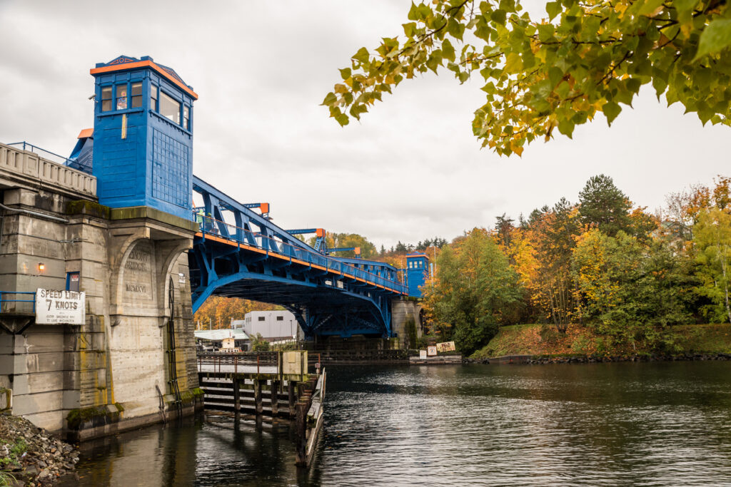 Bridge in Fremont neighborhood in Seattle