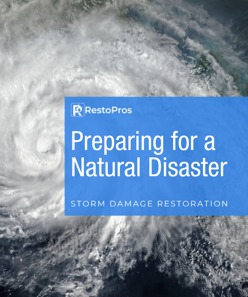 preparing for a natural disaster banner