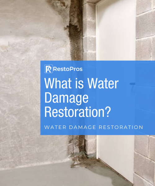what is water damage restoration