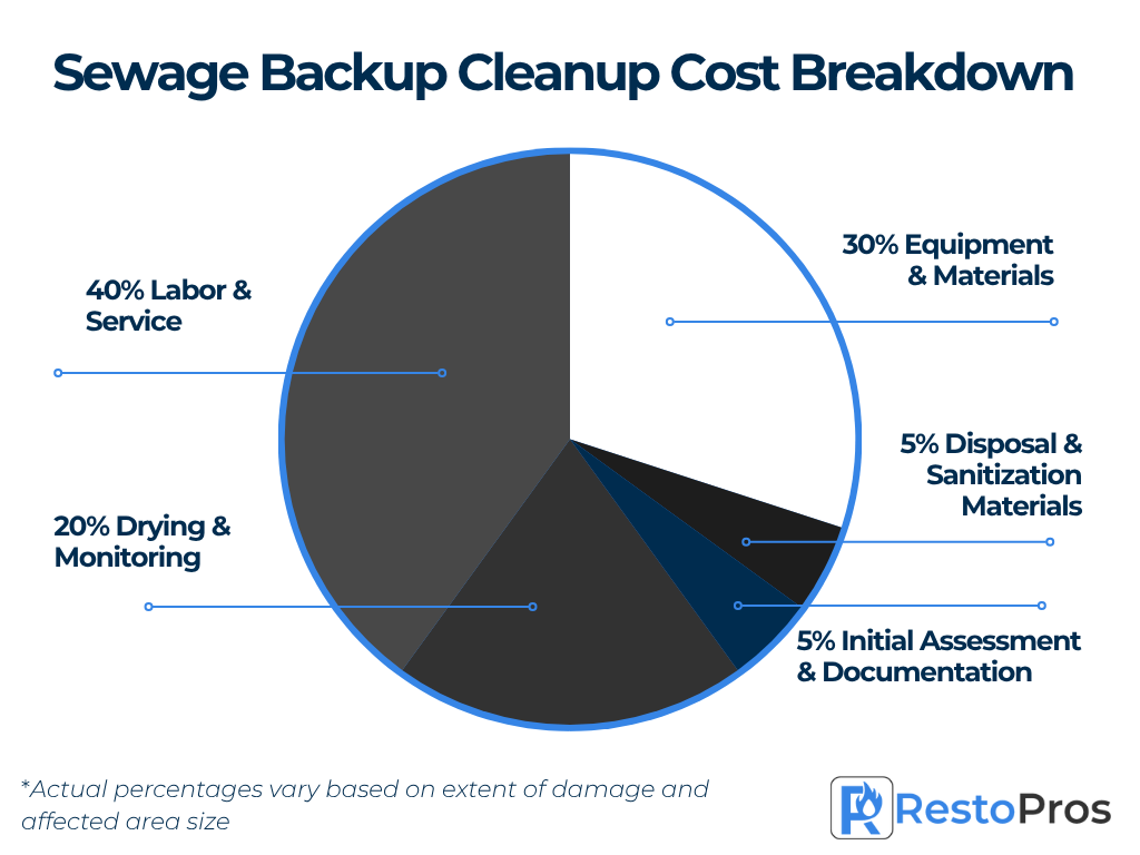 sewage backup cleanup cost