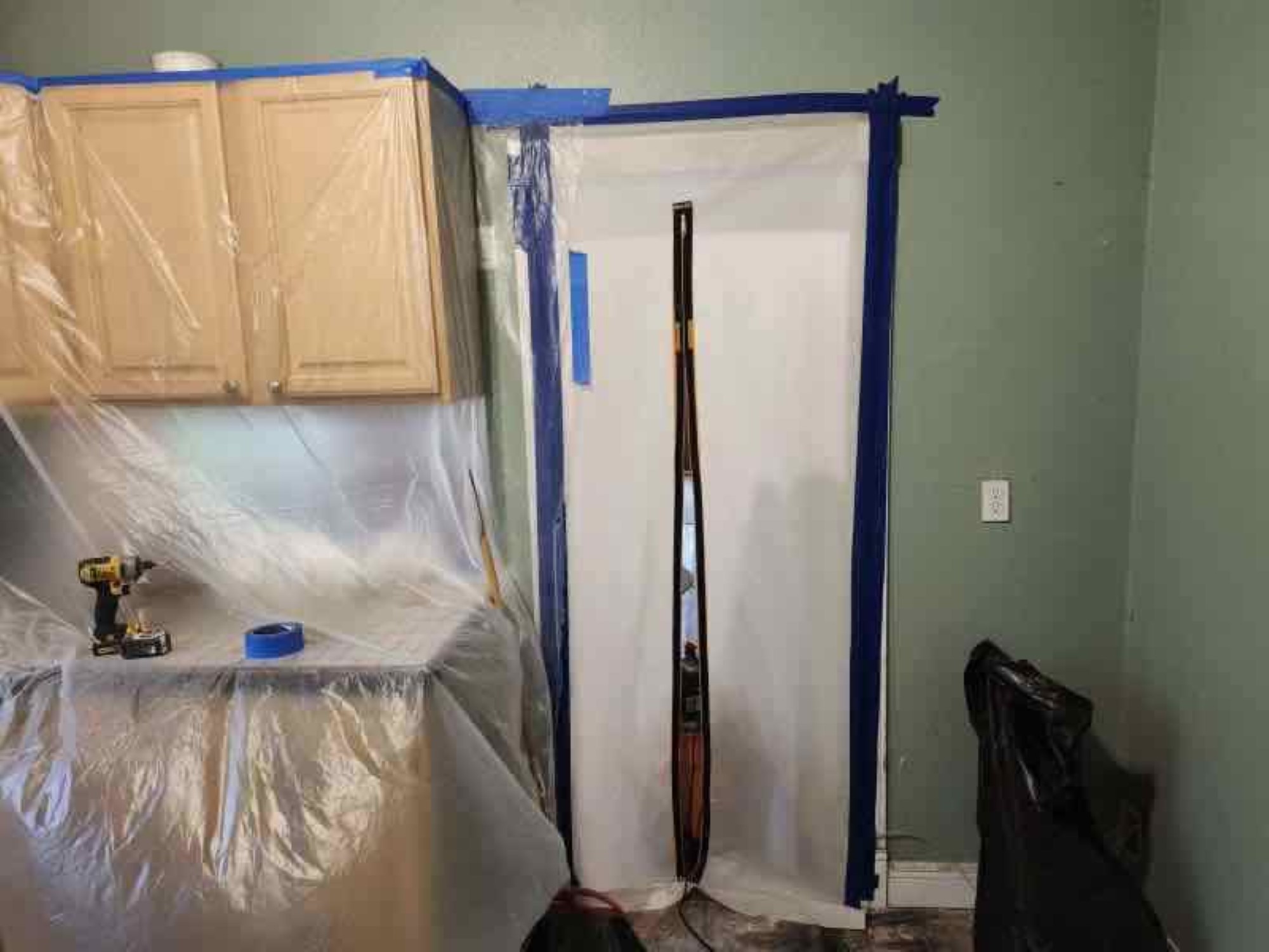 image displaying mold removal process