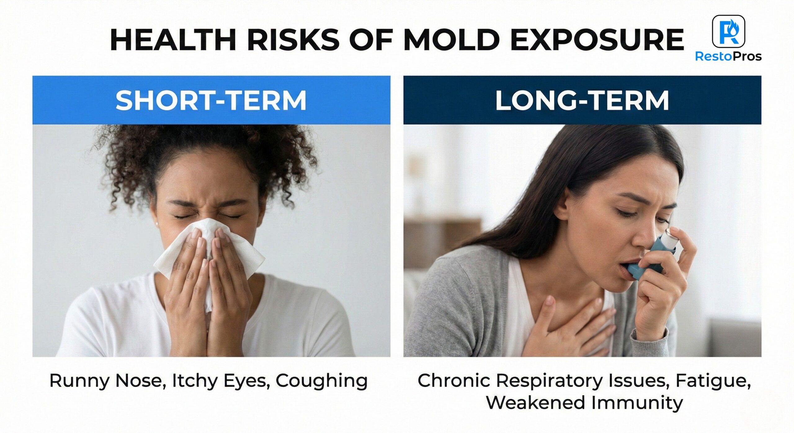 Health risks of mold exposure: short-term & long-term
