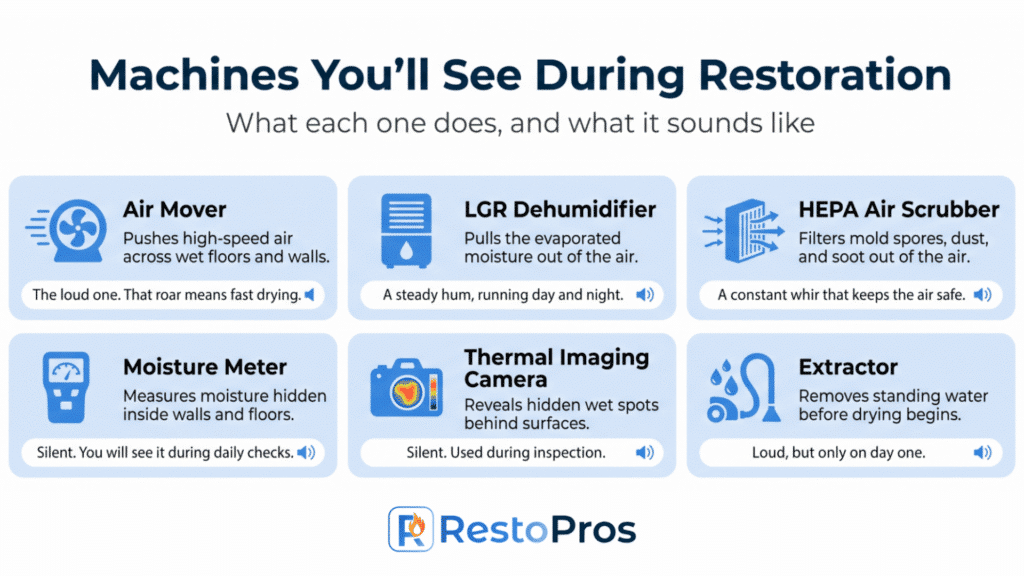 infographic machines you'll see during restoration