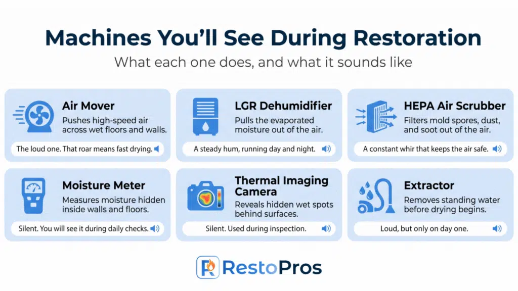 infographic machines you'll see during restoration