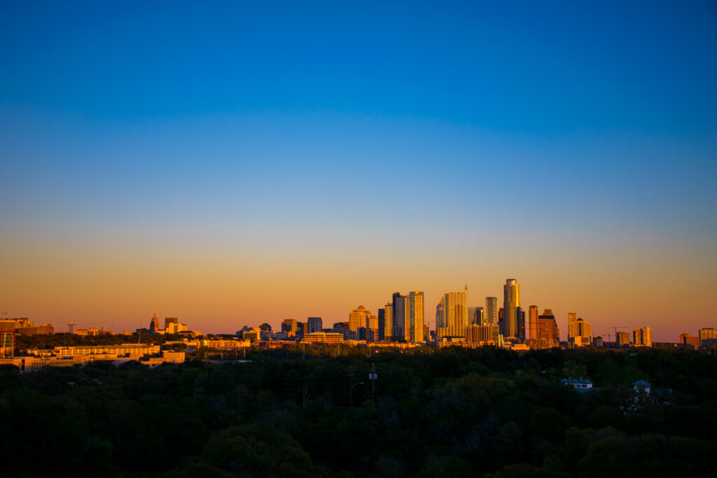 Belt of Venus Colors Austin Sky like Amarillo Sky
