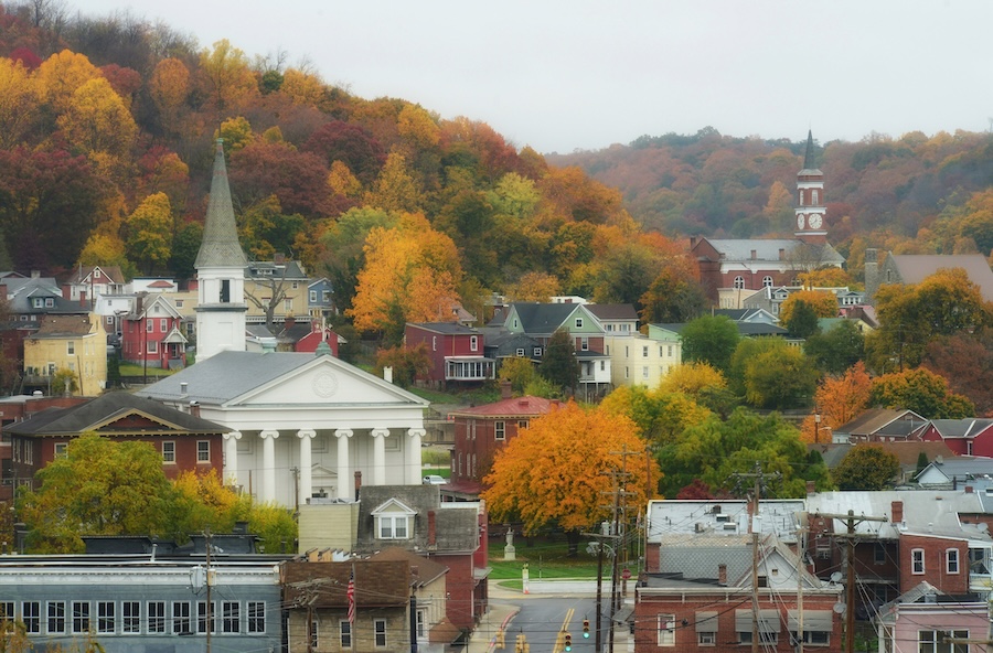 picturesque small town in Maryland
